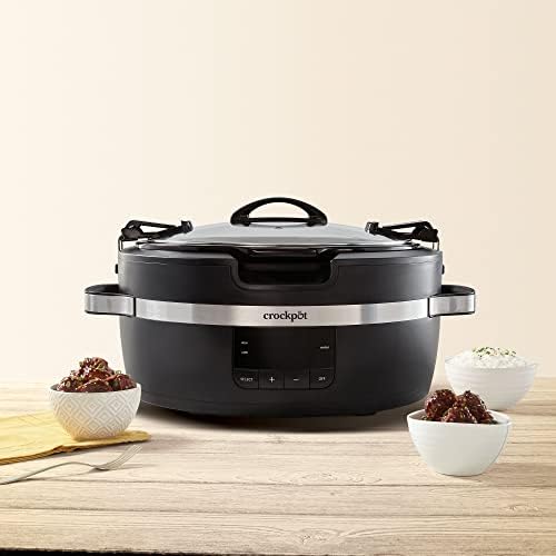 Crock-Pot Thermoshield 6 Quart Slow Cooker with Carry Handles Prime 02895