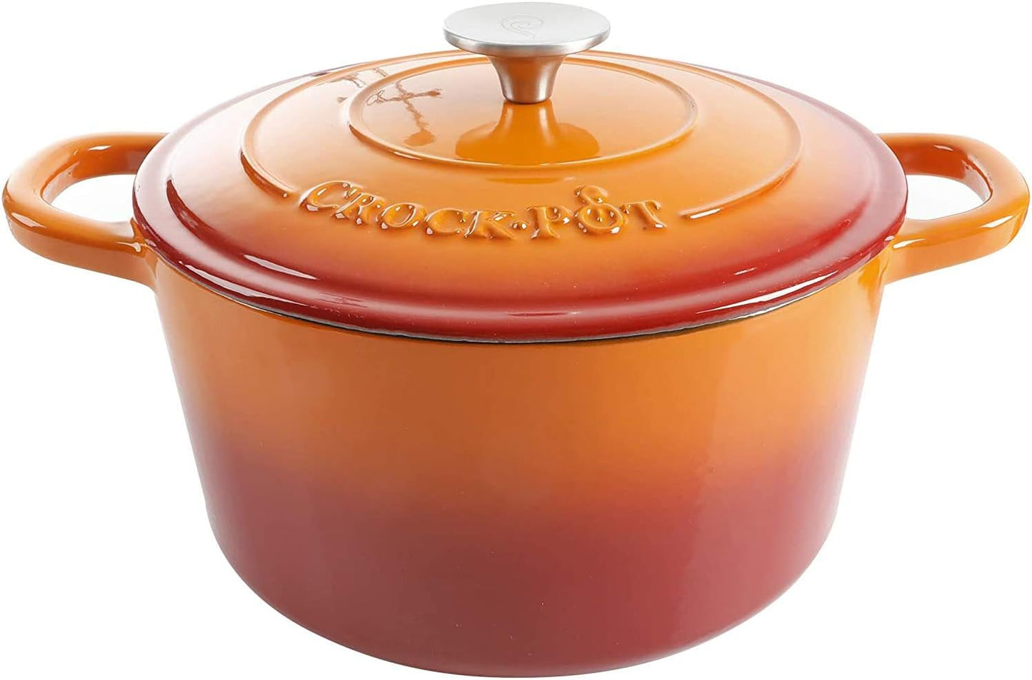 Crock-Pot 3 Quart Enameled Cast Iron Dutch Oven – Aqua Updated 02E5D