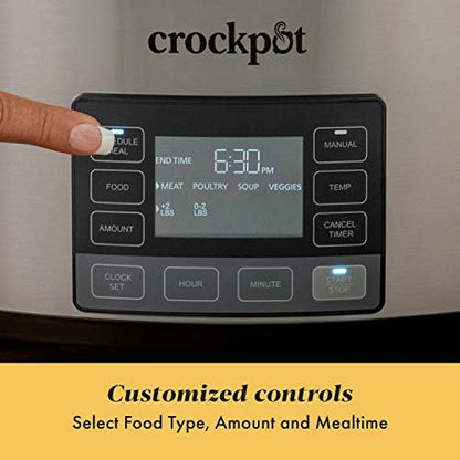 Crock-Pot MyTime 6 Quart Programmable Slow Cooker Daily BCEE0