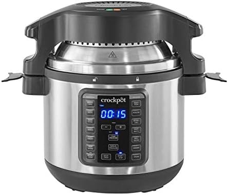 Crock-Pot Express Crisp 8 Quart 10-in-1 Pressure Cooker Updated 525AF