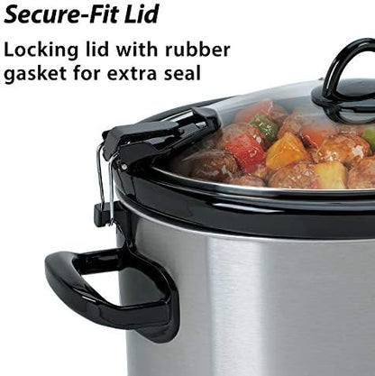 Crock-Pot Cook & Carry 6 Quart Portable Slow Cooker Select 5E877
