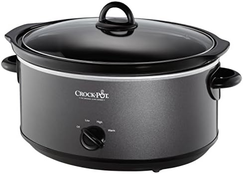Crock-Pot 7 Quart Slow Cooker – Charcoal Fresh 57D9B