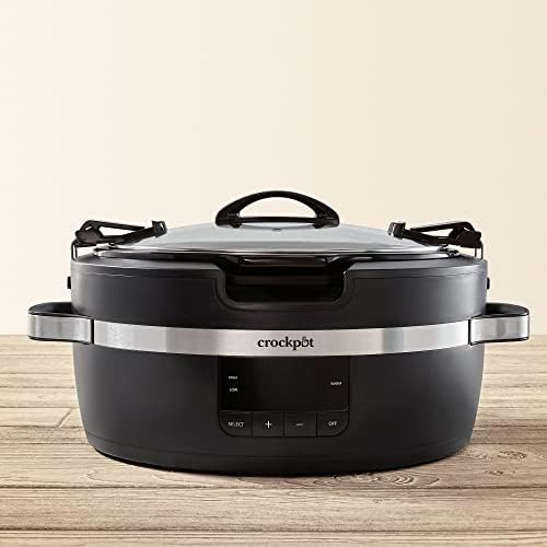 Crock-Pot Thermoshield 6 Quart Slow Cooker with Carry Handles Prime 02895