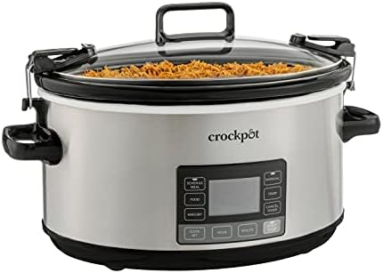 Crock-Pot 7 Quart Portable Programmable Slow Cooker with Timer Prime F7716