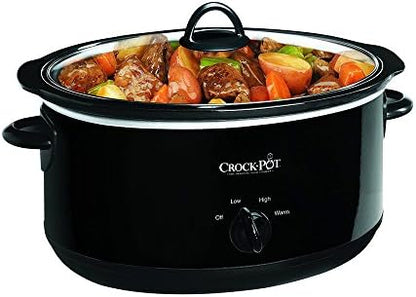 Crock-Pot 8 Quart Manual Slow Cooker – Black Choice 4E1C0
