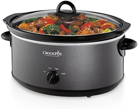 Crock-Pot 7 Quart Slow Cooker – Charcoal Fresh 57D9B