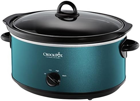 Crock-Pot 7 Quart Manual Slow Cooker – Turquoise Ready 6970D