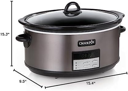 Crock-Pot 8 Quart Programmable Slow Cooker with Auto Warm Core 116FF