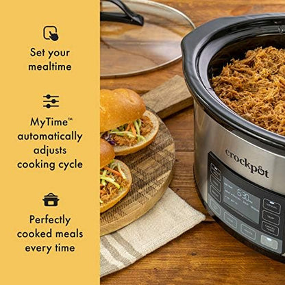 Crock-Pot MyTime 6 Quart Programmable Slow Cooker Daily BCEE0