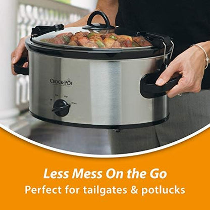 Crock-Pot Cook & Carry 6 Quart Portable Slow Cooker Select 5E877