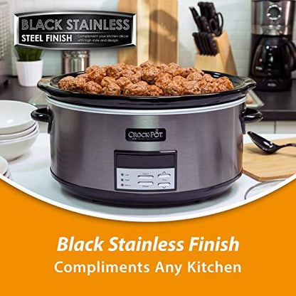 Crock-Pot 8 Quart Programmable Slow Cooker with Auto Warm Core 116FF