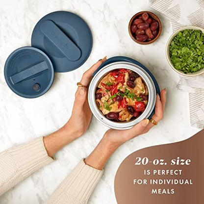 Crock-Pot Electric Lunch Box Food Warmer 20oz – Faded Blue Core 4DA89