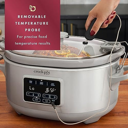 Crock-Pot 7 Quart Programmable Cook & Carry Slow Cooker Daily 476FE