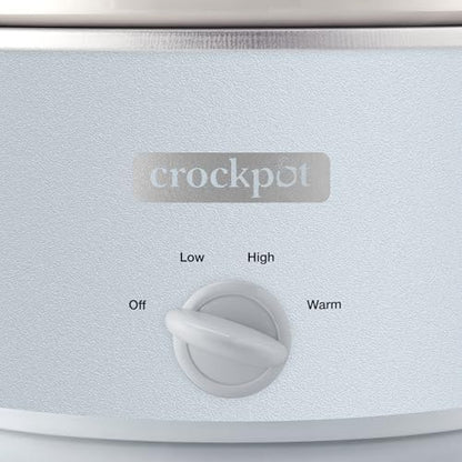 Crock-Pot 4.5 Quart Manual Slow Cooker – Macaroon Blue Prime 6215D