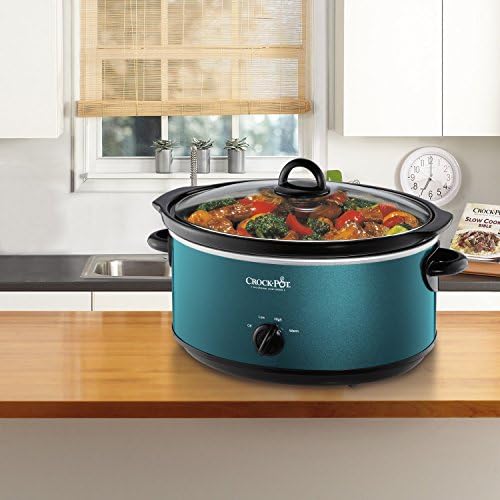 Crock-Pot 7 Quart Manual Slow Cooker – Turquoise Ready 6970D