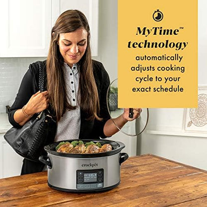 Crock-Pot MyTime 6 Quart Programmable Slow Cooker Daily BCEE0