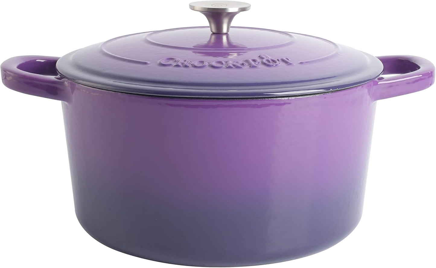 Crock-Pot 3 Quart Enameled Cast Iron Dutch Oven – Aqua Updated 02E5D