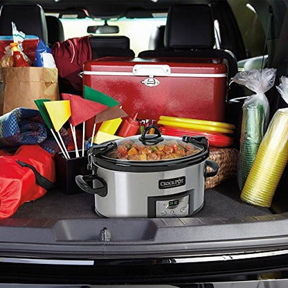 Crock-Pot Cook & Carry 6 Quart Programmable Slow Cooker Select D1DE4