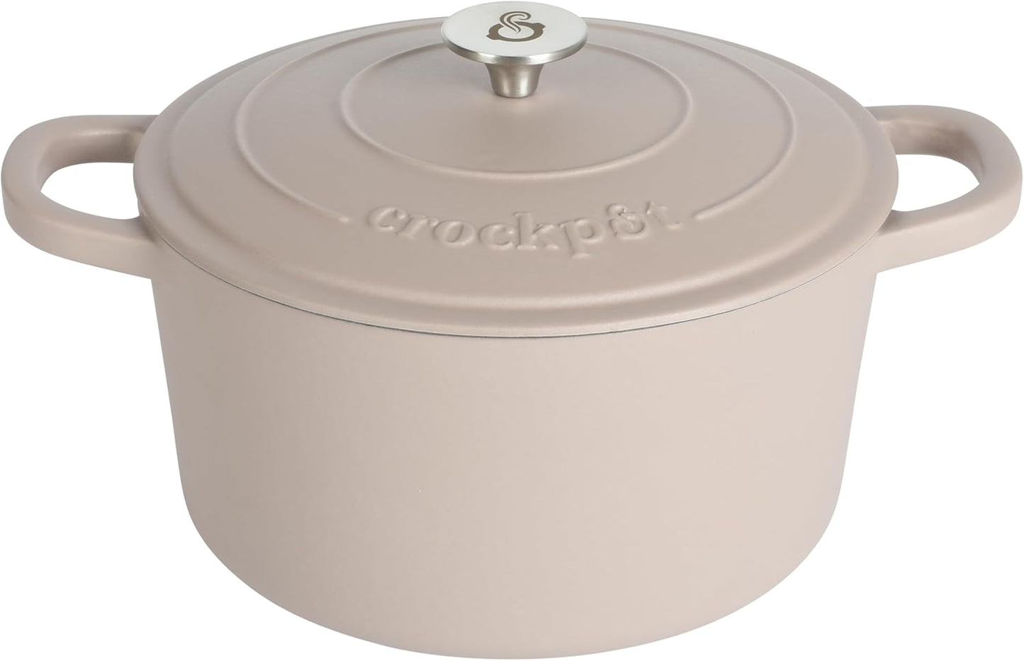 Crock-Pot 3 Quart Enameled Cast Iron Dutch Oven – Aqua Updated 02E5D
