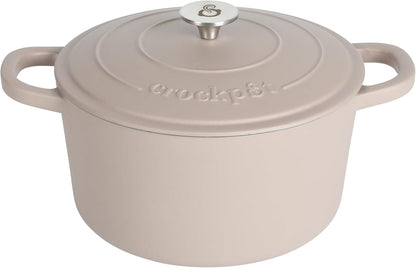 Crock-Pot 3 Quart Enameled Cast Iron Dutch Oven – Aqua Updated 02E5D