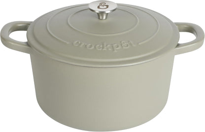 Crock-Pot 3 Quart Enameled Cast Iron Dutch Oven – Aqua Updated 02E5D