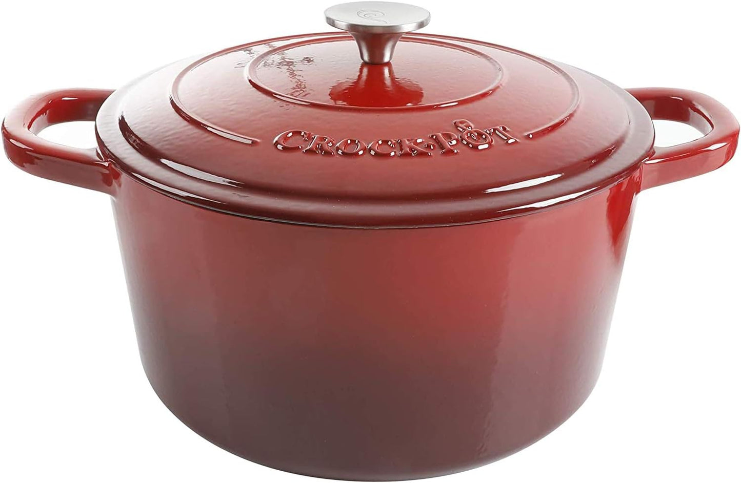 Crock-Pot 3 Quart Enameled Cast Iron Dutch Oven – Aqua Updated 02E5D