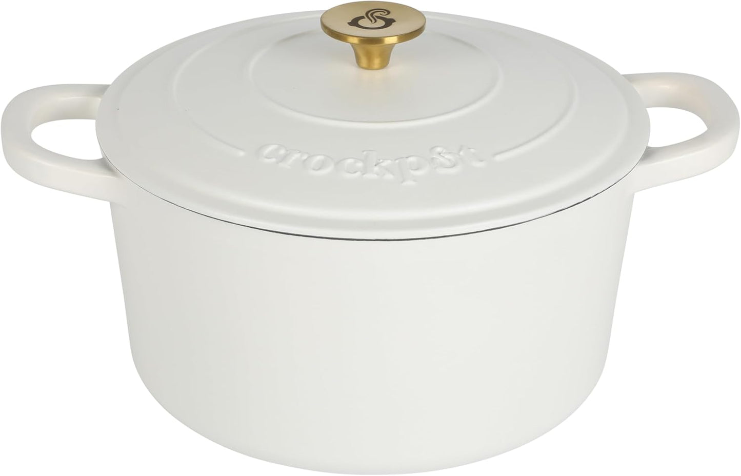 Crock-Pot 3 Quart Enameled Cast Iron Dutch Oven – Aqua Updated 02E5D