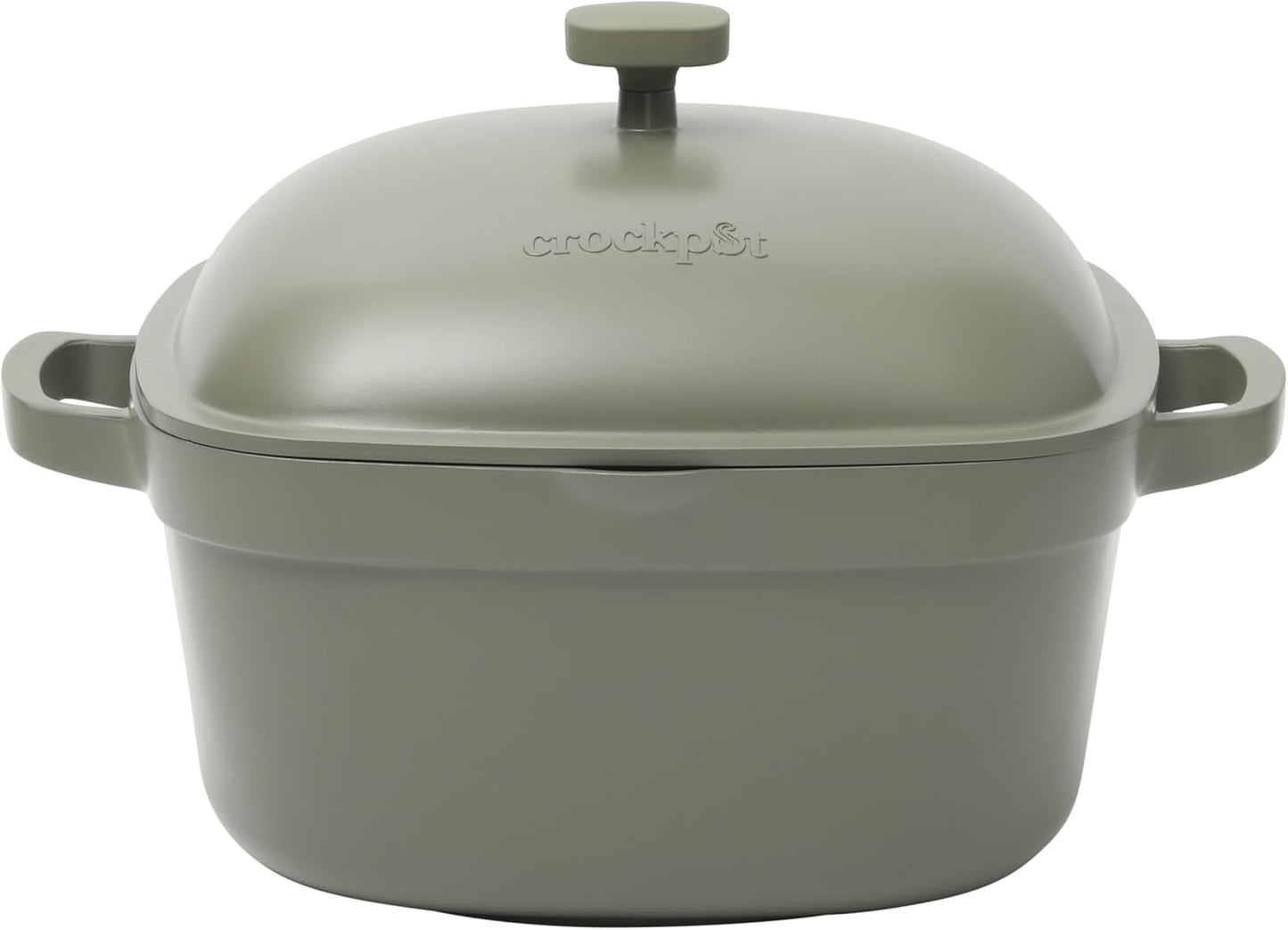 Crock-Pot 3 Quart Enameled Cast Iron Dutch Oven – Aqua Updated 02E5D