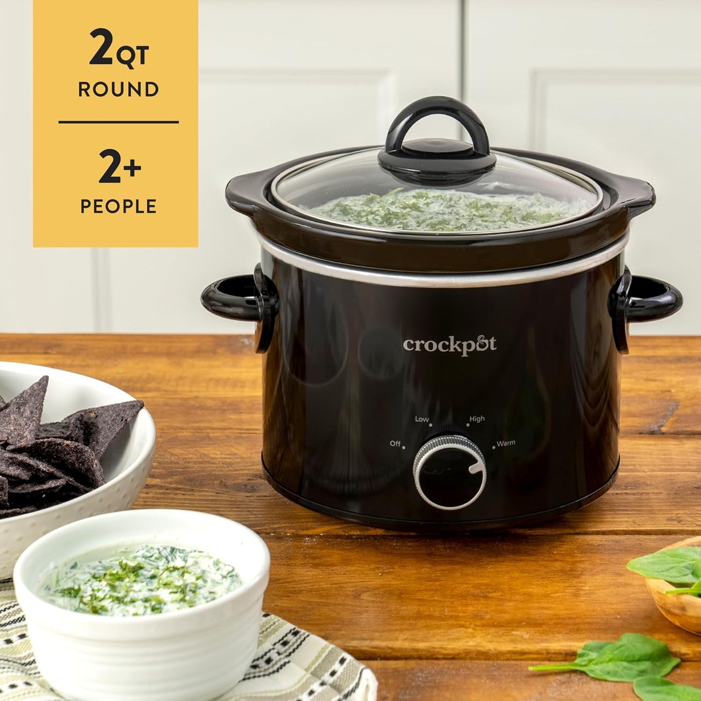 Crock-Pot 2 Quart Mini Slow Cooker – Classic Compact Cooker Ready 809D8