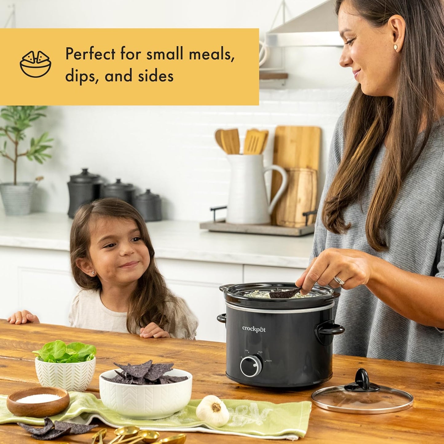Crock-Pot 2 Quart Mini Slow Cooker – Classic Compact Cooker Ready 809D8