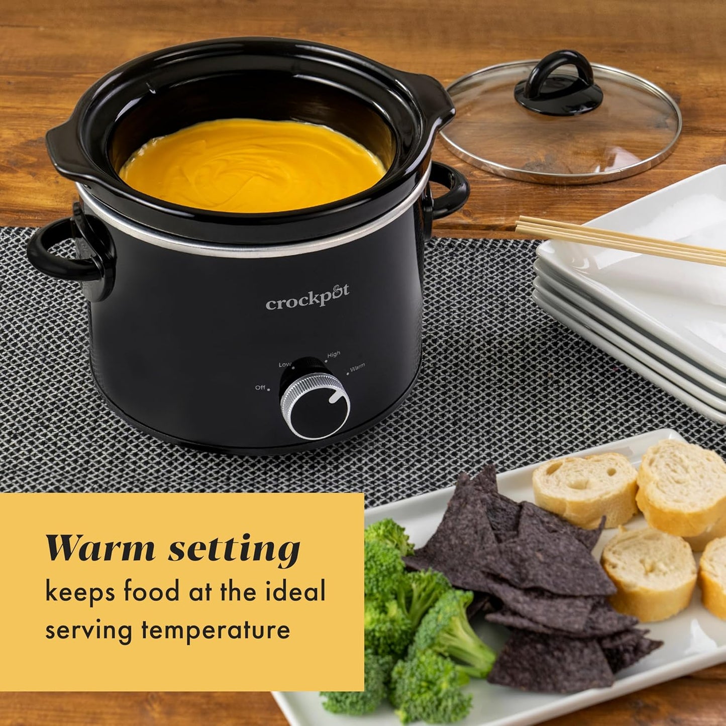 Crock-Pot 2 Quart Mini Slow Cooker – Classic Compact Cooker Ready 809D8